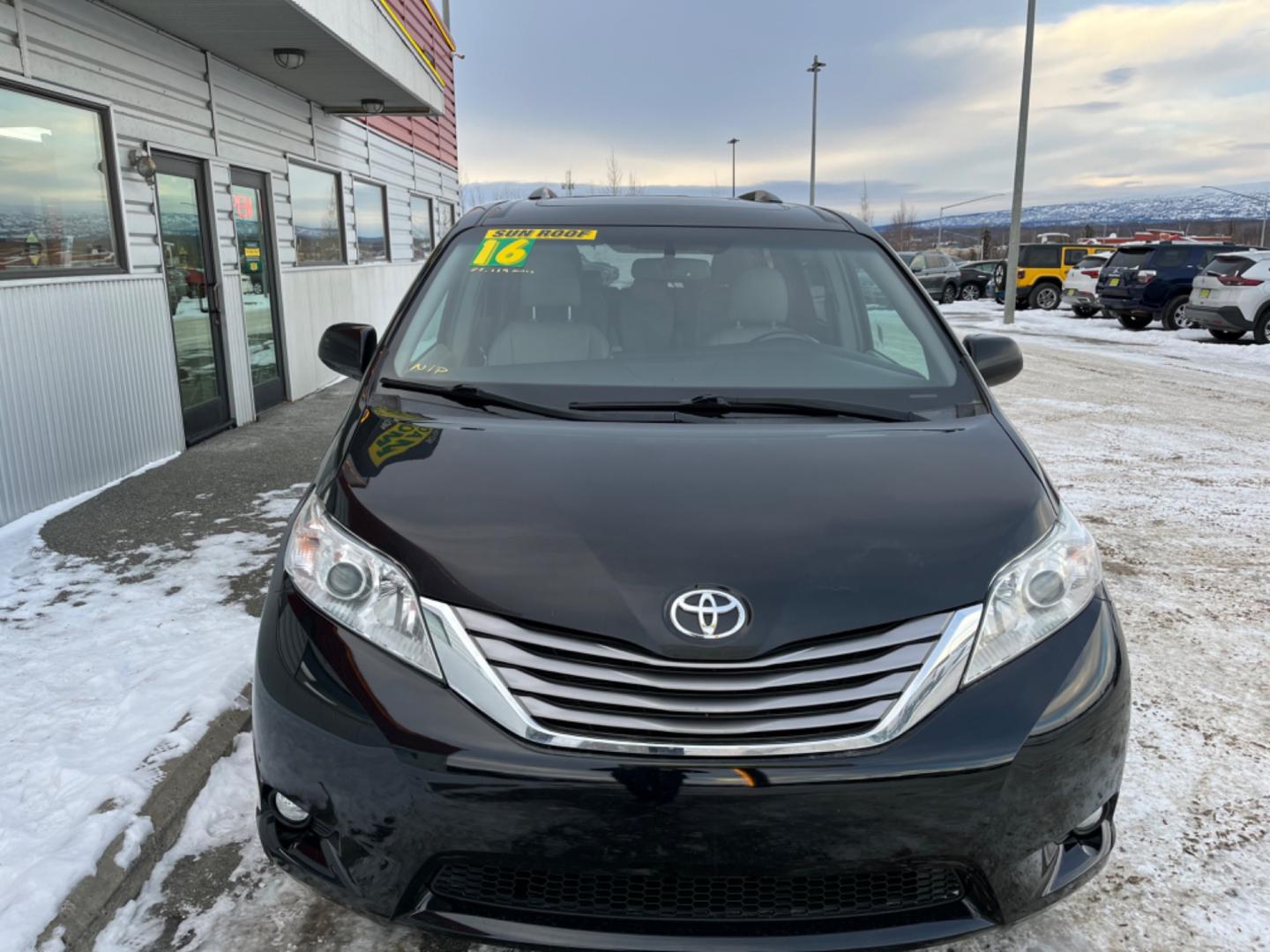 2016 BLACK /Gray Toyota Sienna XLE FWD 8-Passenger V6 (5TDYK3DC5GS) with an 3.5L V6 EFI DOHC 24V engine, 5A transmission, located at 1960 Industrial Drive, Wasilla, 99654, (907) 274-2277, 61.573475, -149.400146 - Photo#6